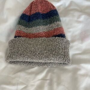 Cozy Multicolor Striped Kids Beanie